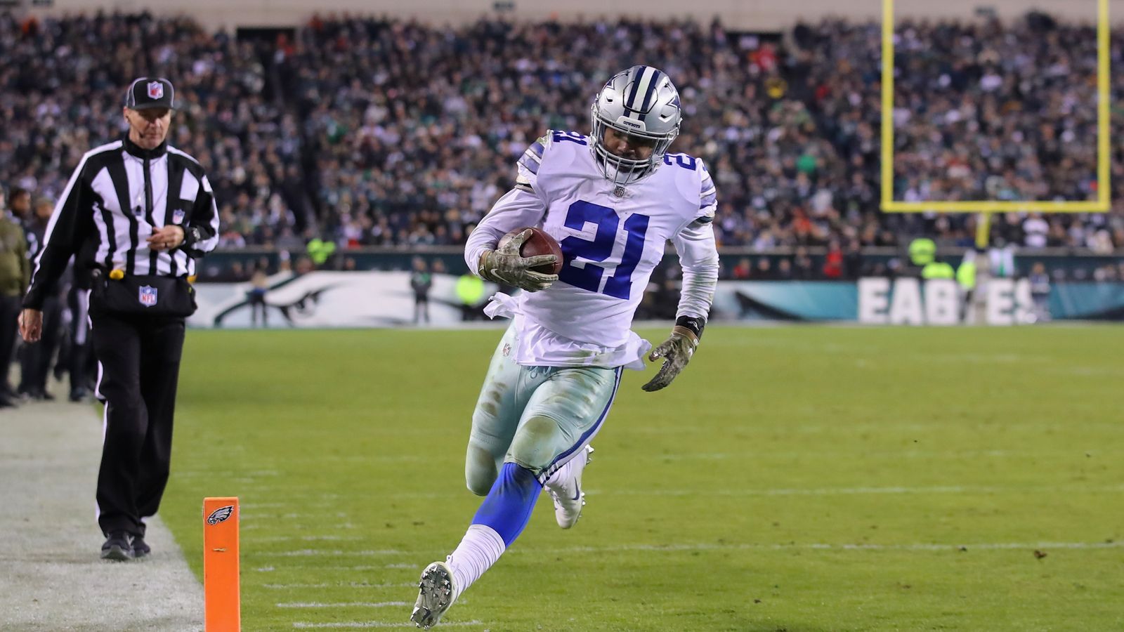Dallas Cowboys 2720 Philadelphia Eagles Ezekiel Elliott has monster