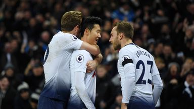 Tottenham celebrated a comfortable derby win over Chelsea