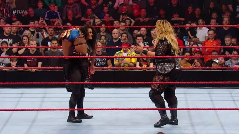 Ember Moon battles Nia Jax for the second time in as many weeks