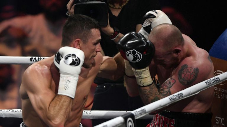 Callum Smith knocked out George Groves to win the WBSS final