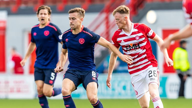 Sam Kelly (right) has made nine appearances for Hamilton so far in the 2018/19 season