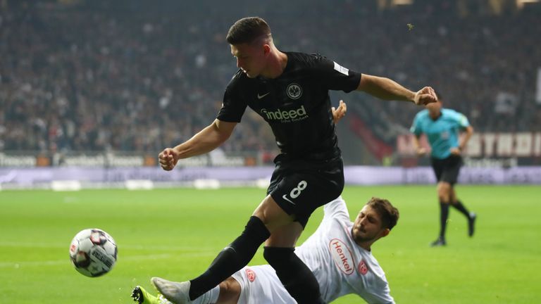 Jovic is currently on loan from Benfica