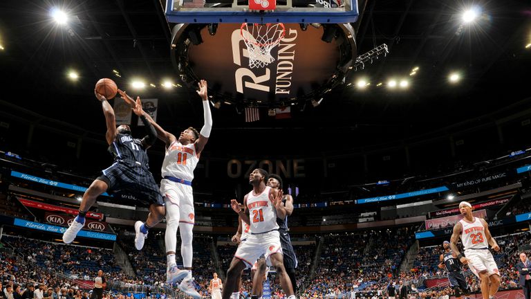Highlights of the New York Knicks' visit to Orlando Magic on Sunday November 18.