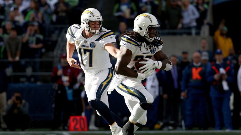 The Chargers are tough to defend with Rivers and Gordon in the backfield