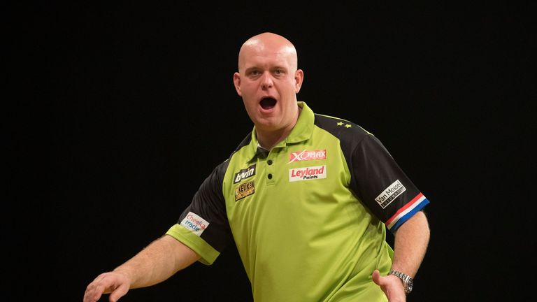 Michael van Gerwen to meet Michael Smith in Grand Slam of Darts last 16 ...