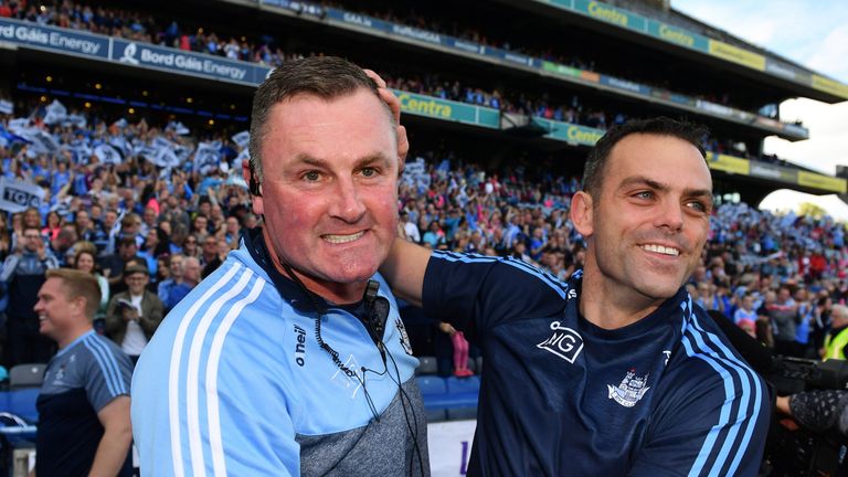 Bohan celebrates the 2018 final win over Cork