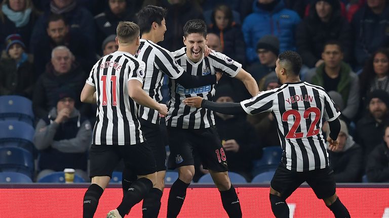 Federico Fernandez's shot deflected in off Ben Mee as Newcastle took an early lead