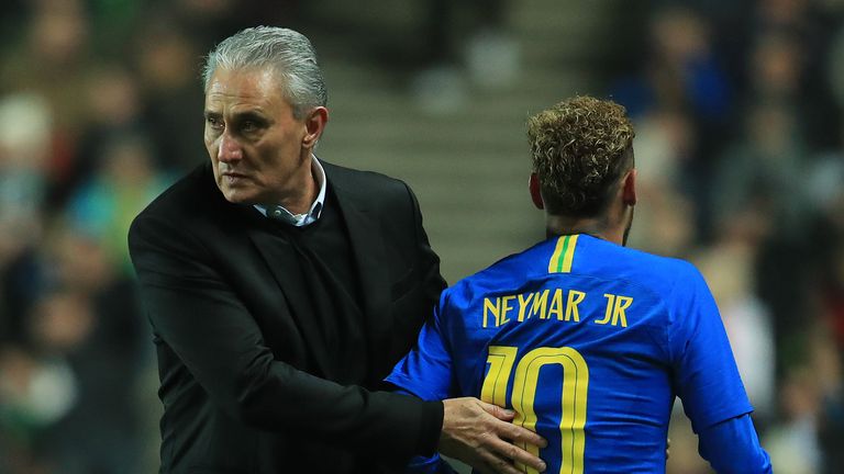 Neymar's injury is not thought to be serious, according to Brazil's team doctor