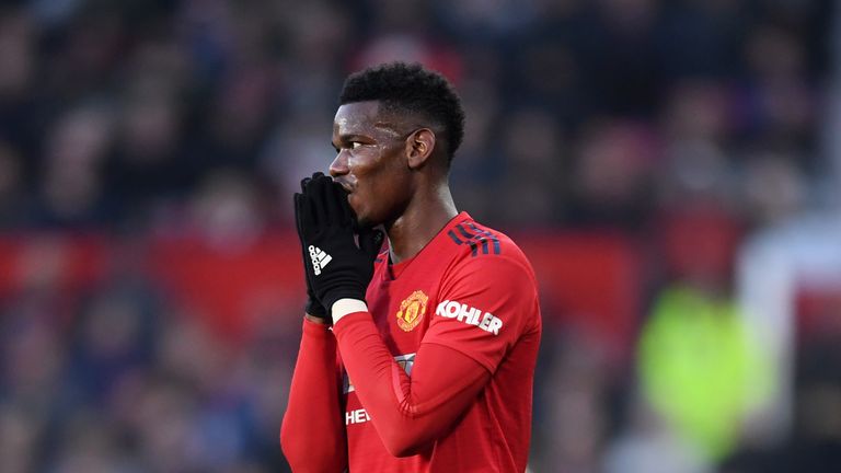 Pogba has been dropped to the bench for the last two matches