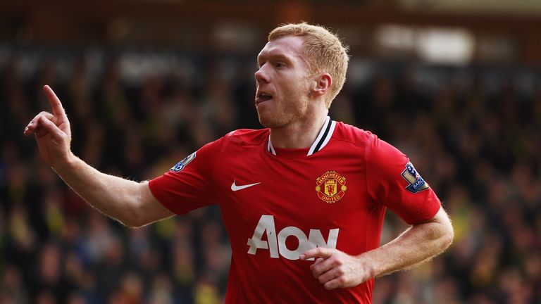 United legend Paul Scholes was Lingard's first hero