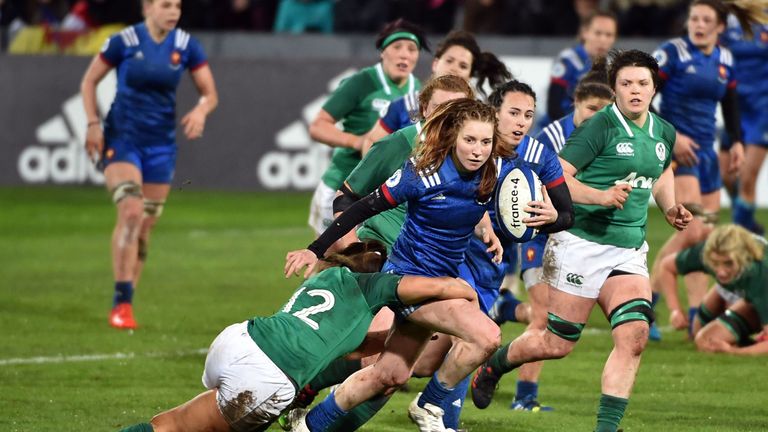 Pauline Bourdon is one of four France players up for women's honours