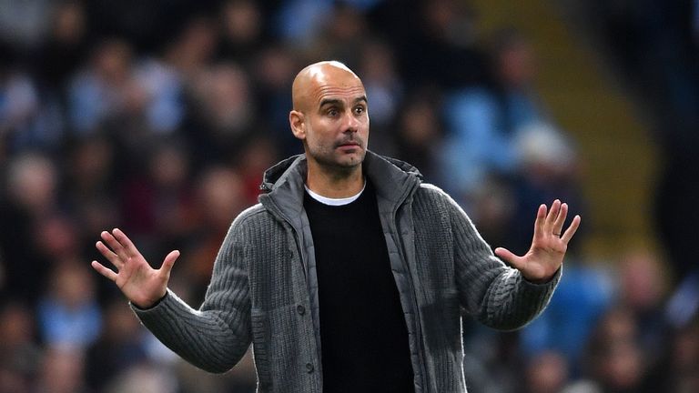Pep Guardiola is more than content with the squad at his disposal