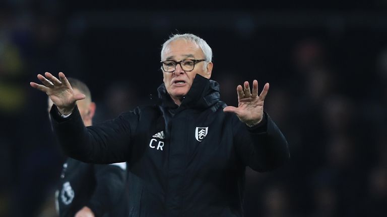 Claudio Ranieri takes Fulham to his former club in Chelsea on Sunday