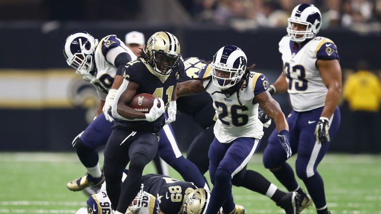 Highlights from the NFL as the Los Angeles Rams took on New Orleans Saints in Week 9.