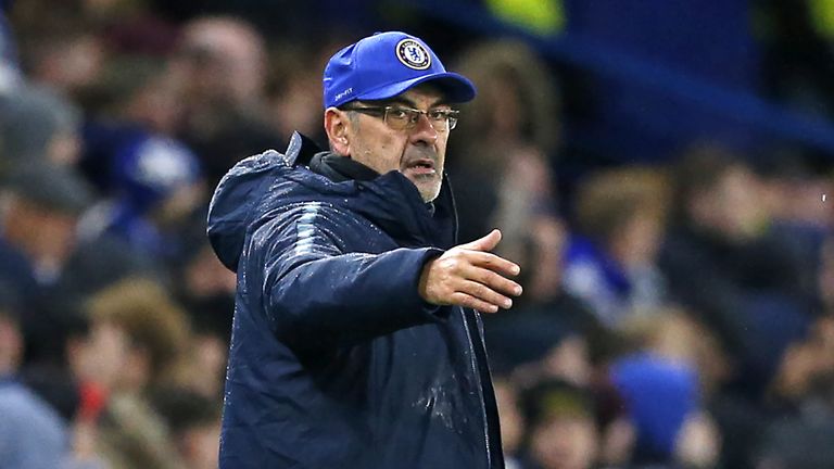 Maurizio Sarri says Hudson-Odoi is not ready for the Premier League