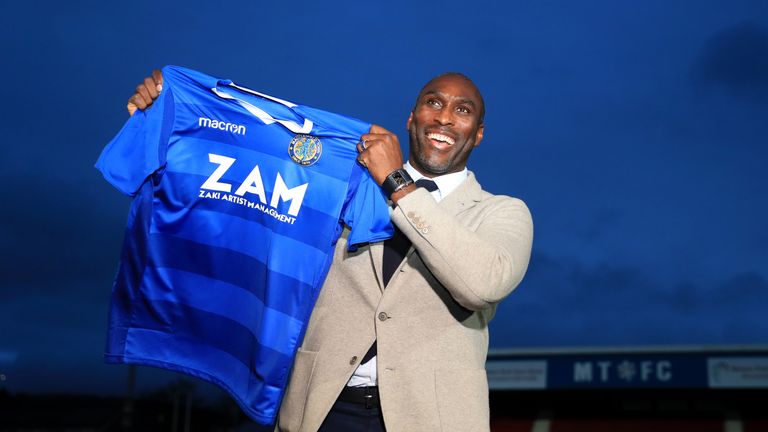 Sol Campbell has become the eighth BAME manager in league football