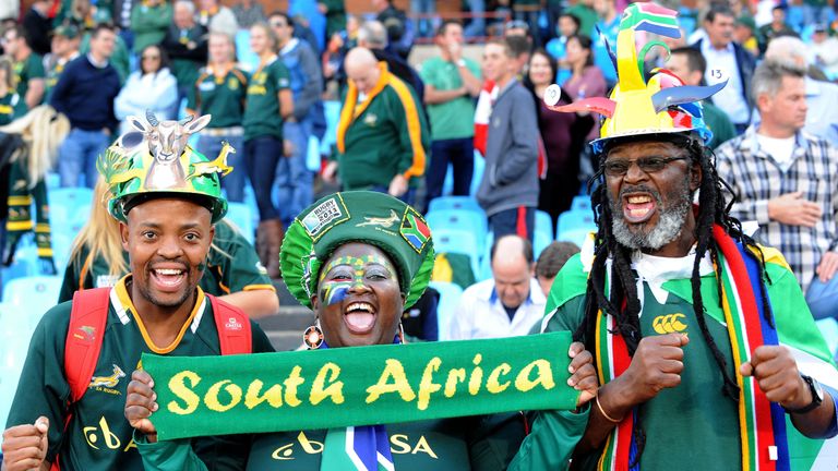 Springboks fans are some of the most passionate in the world    
