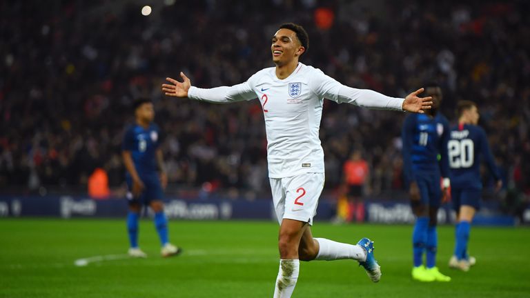 Trent Alexander-Arnold has been called up to the England squad for this week's European Qualifiers
