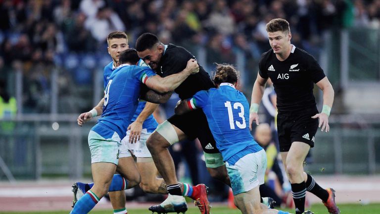 Vaea Fifita was huge for the All Blacks against Italy