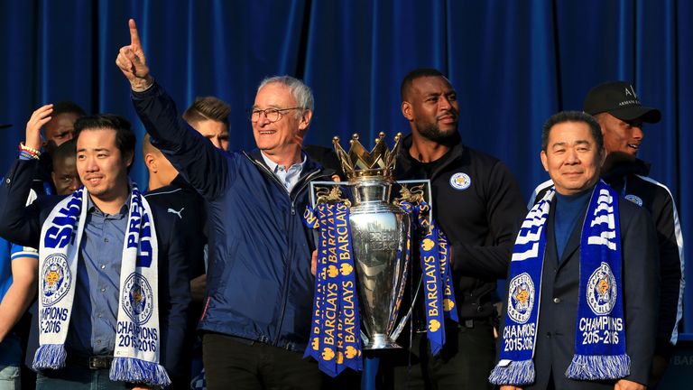 Ranieri famously won the Premier League with Leicester in 2016