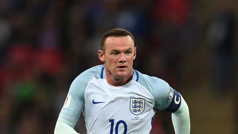 Wayne Rooney will captain England when he comes off the bench on Thursday