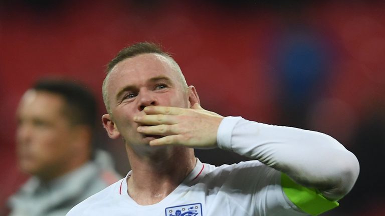 Rooney played his final match for England against the United States on Thursday