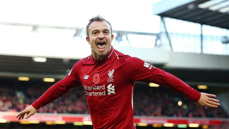 Shaqiri was at his best against Fulham