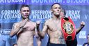 Warrington, Frampton both make weight