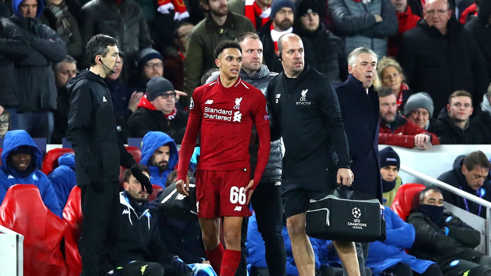 Liverpool's Trent Alexander-Arnold Faces Two Weeks Out With Knee Injury ...