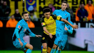 Jadon Sancho impressed for Borussia Dortmund