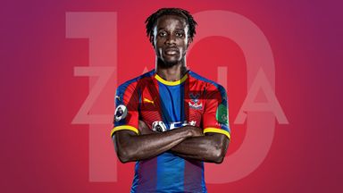 Wilfried Zaha is 10th in our countdown
