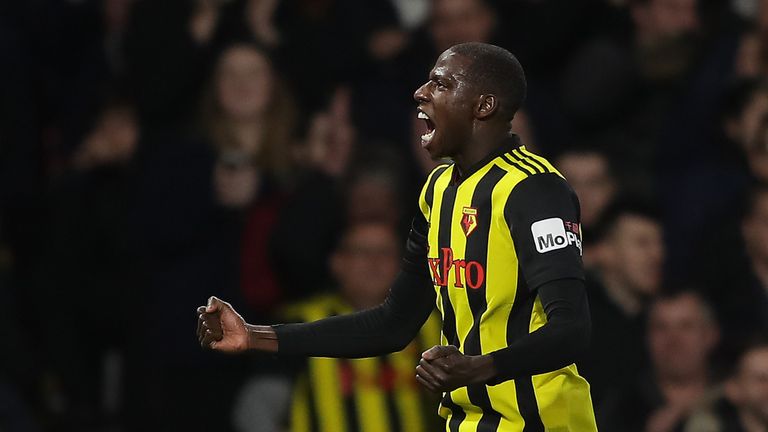 Abdoulaye Doucoure is one of four Watford players expected to be fit again this weekend