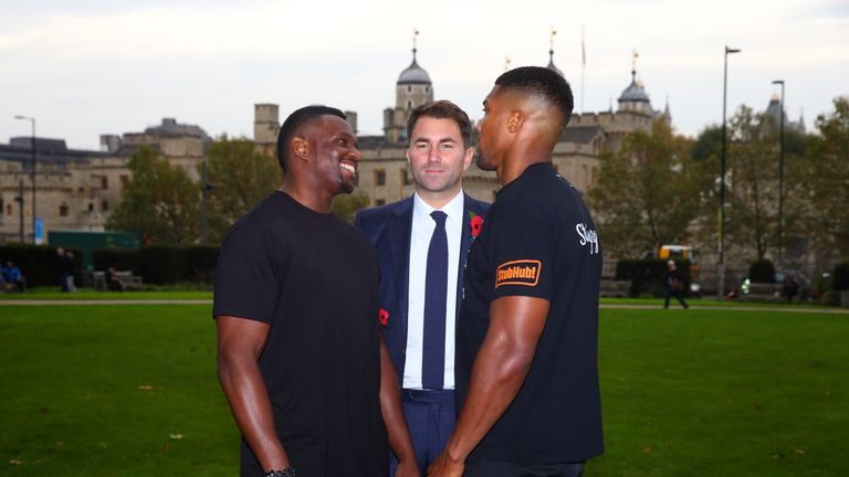 Joshua and Whyte met back in December 2015