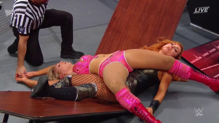 Becky Lynch and Charlotte Flair were denied a fair shot at the SmackDown title when Ronda Rousey intervened at TLC