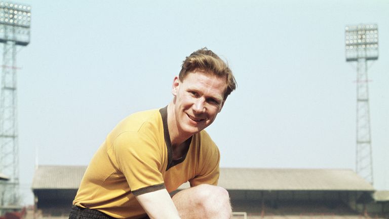 Bill Slater captained Wolves to FA Cup glory in 1960