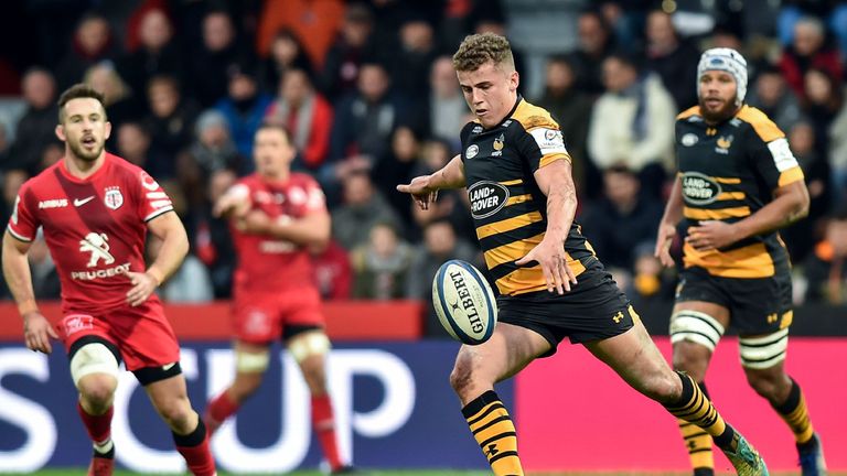 Wasps fly-half Billy Searle scored 12 points at Stade Ernest Wallon