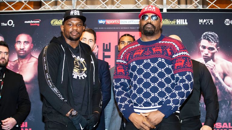 The British rivals will share the ring again on Saturday night at The O2