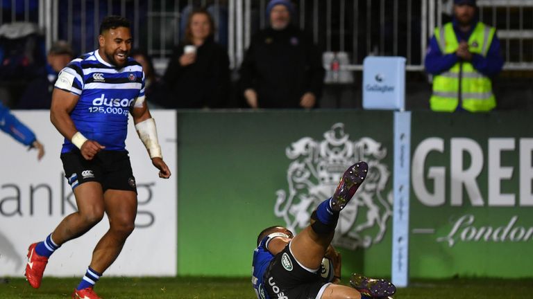 Joe Cokanasiga earned a late draw for Bath at the Rec on Sunday