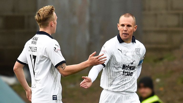 Kenny Miller has scored eight goals and made one assist since joining Dundee earlier this season