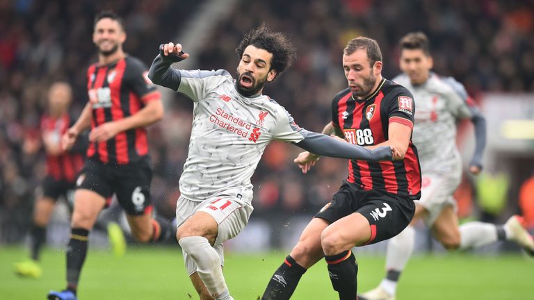 Salah was unstoppable against Bournemouth