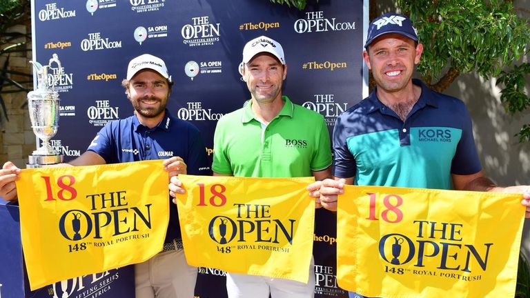 Oliver Wilson, Charl Schwartzel and Romain Langasque all booked places at The 148th Open