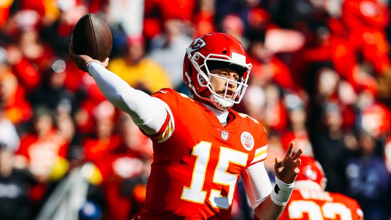 Patrick Mahomes and the Chiefs host AFC challengers the Chargers