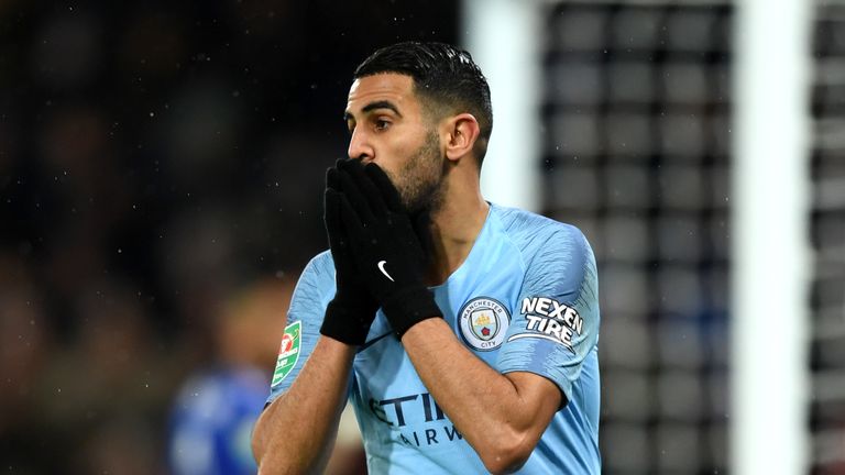 Mahrez has scored five of City's division-high 50 Premier League goals