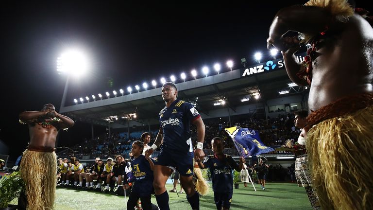 Fiji hosted the Highlanders' game against the Chiefs last June