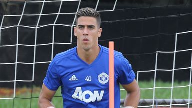 Image of Joel Pereira during a first-team training session