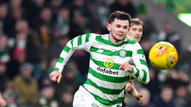 Image of Oliver Burke scored twice playing up front in Celtic's 4-0 victory over St Mirren on Wednesday