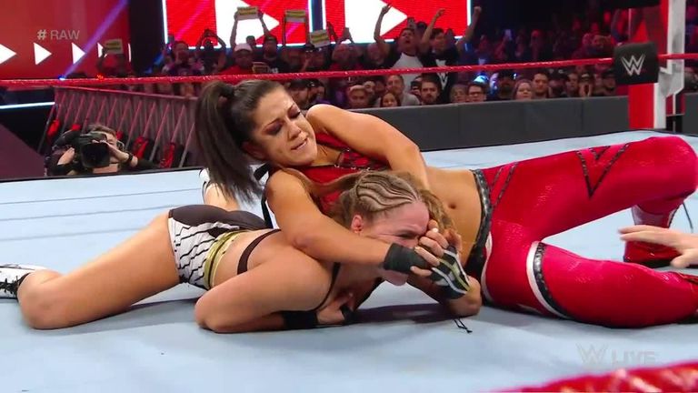 Ronda Rousey defeated Bayley on Raw