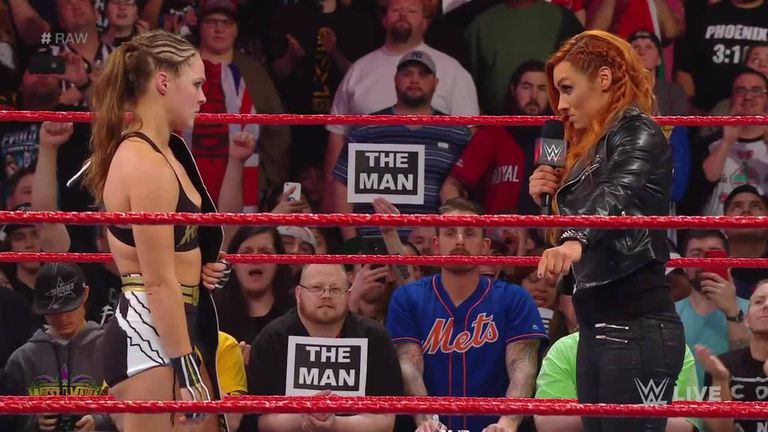 Becky Lynch Reacts To Ronda Rousey's WrestleMania Challenge