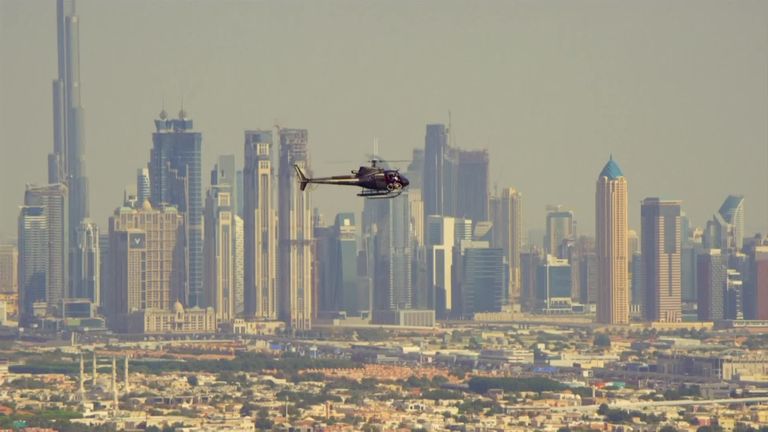 BMX rider Kriss Kyle does the unthinkable by jumping off a helicopter onto a skyscraper on his bike! 