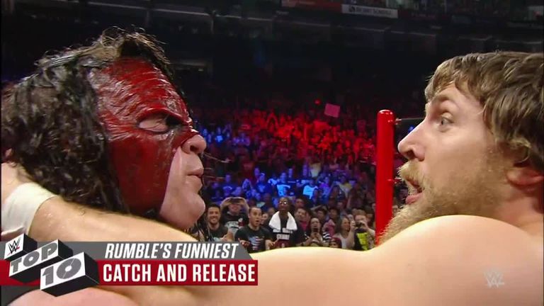 Anything can happen in a Royal Rumble Match - and occasionally does, with hilarious results